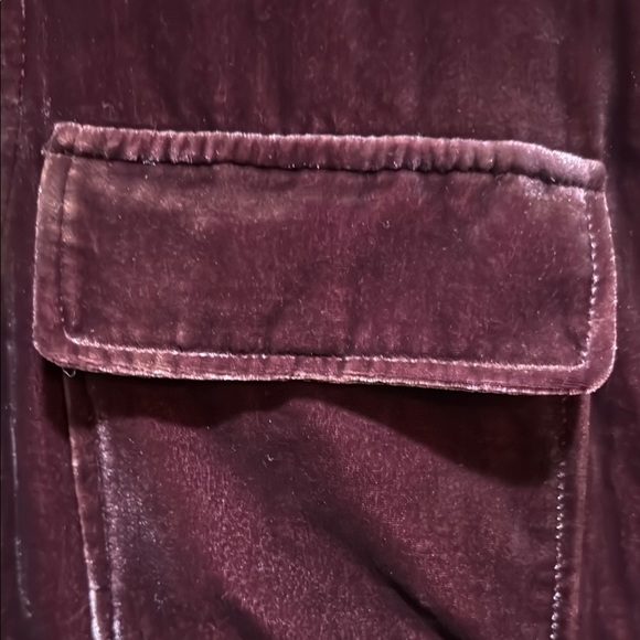 Loft Velvet Burgundy Jacket-XL - Picture 2 of 5